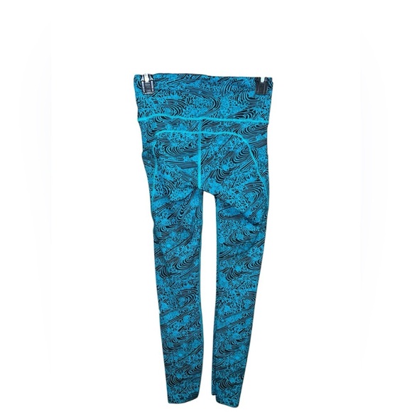 Lululemon Tight Stuff Tight II – Kitakami Viridian GreenBlackSize 4 (Rare Print) - Picture 2 of 3